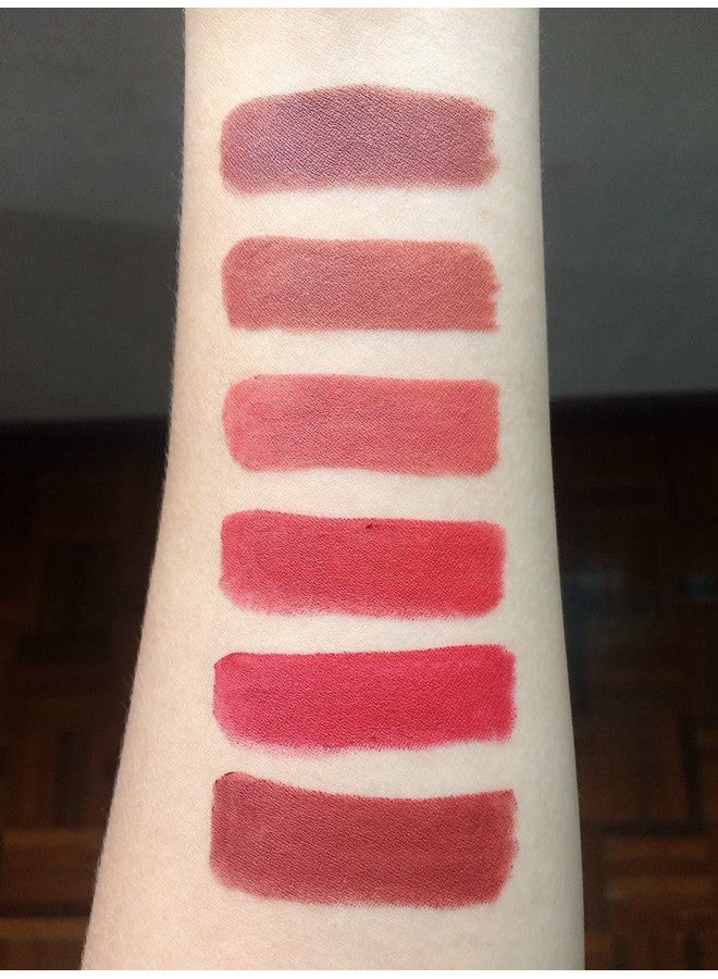 Matte Lip Gloss, Light Weight, Non-Sticky, Smudge Proof, Multicolor, Strawberry Flavour, 6 Ml, Pack Of 3 | Lip_Gloss_3_D3