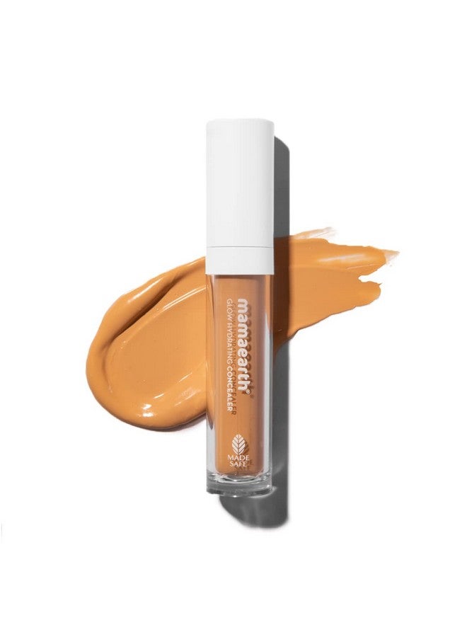 Glow Natural Hydrating All Skin Type Liquid Full-Coverage Concealer With Vitamin C & Turmeric For 100% Spot Coverage - 03 Nude Glow - 6 Ml