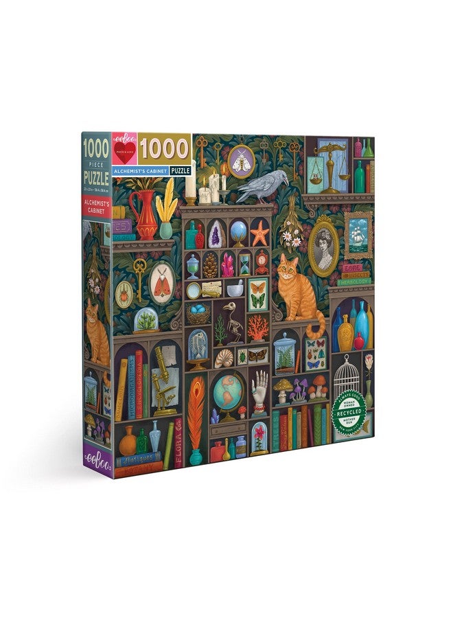 : Piece And Love Alchemist Cabinet 1000 Piece Square Jigsaw Puzzle Jigsaw Puzzle For Adults And Families Includes Glossy Sturdy Pieces And Minimal Puzzle Dust