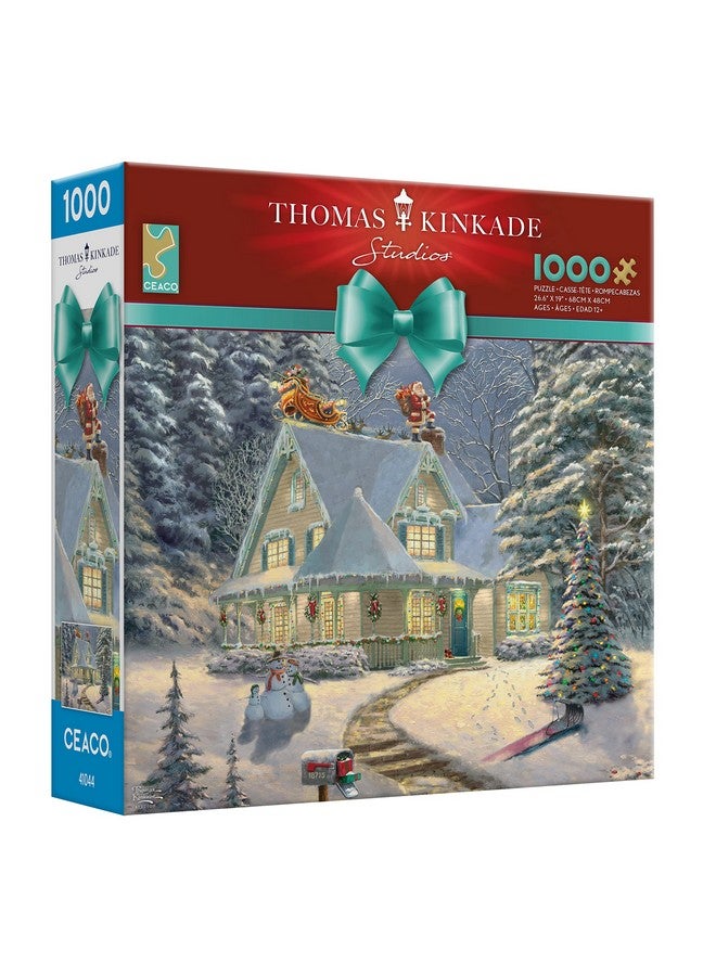 Thomas Kinkade Holiday Midnight Delivery 1000 Piece Jigsaw Puzzle