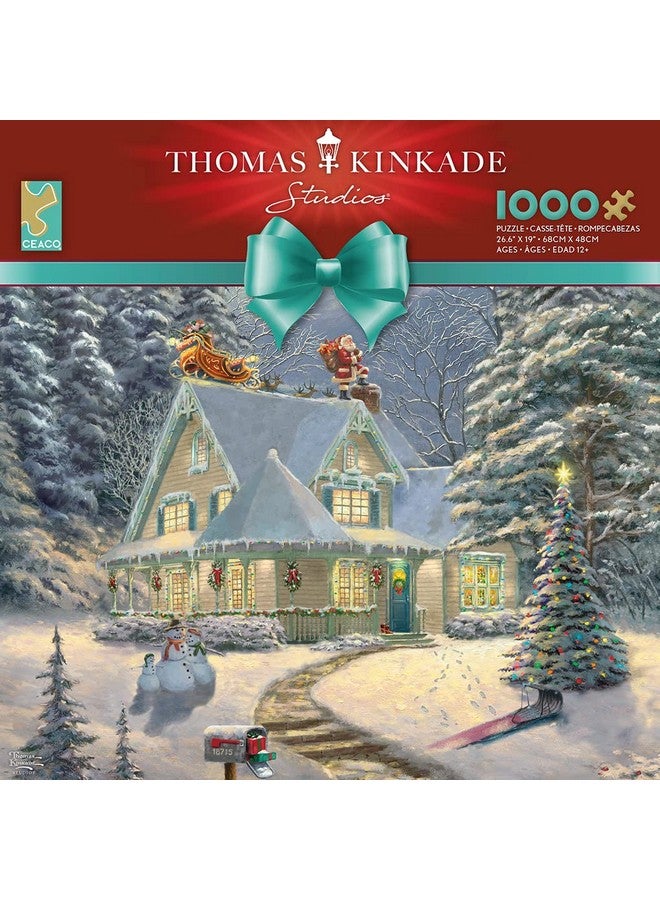 Thomas Kinkade Holiday Midnight Delivery 1000 Piece Jigsaw Puzzle