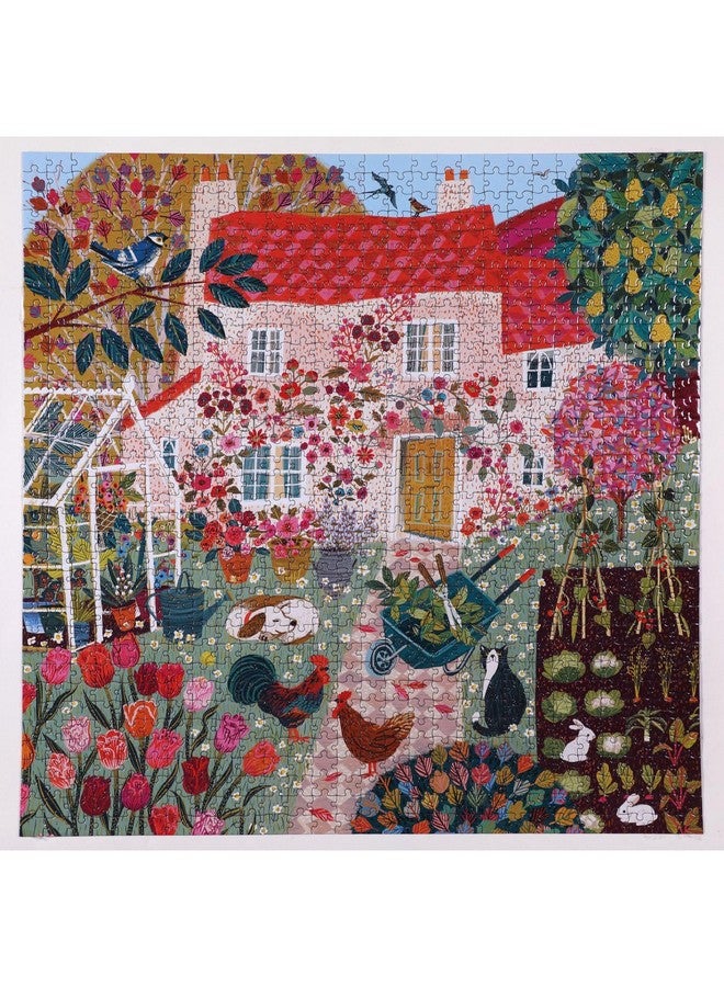 Piece And Love English Cottage 1000 Piece Square Jigsaw Puzzle, 23