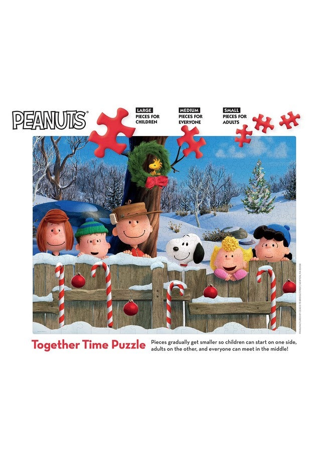 Together Time Collection Holiday Fence (3) Piece Sizes Standard Medium And Oversized 400 Piece Jigsaw Puzzle