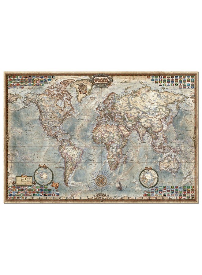 4,000 Piece Puzzle - The World Map