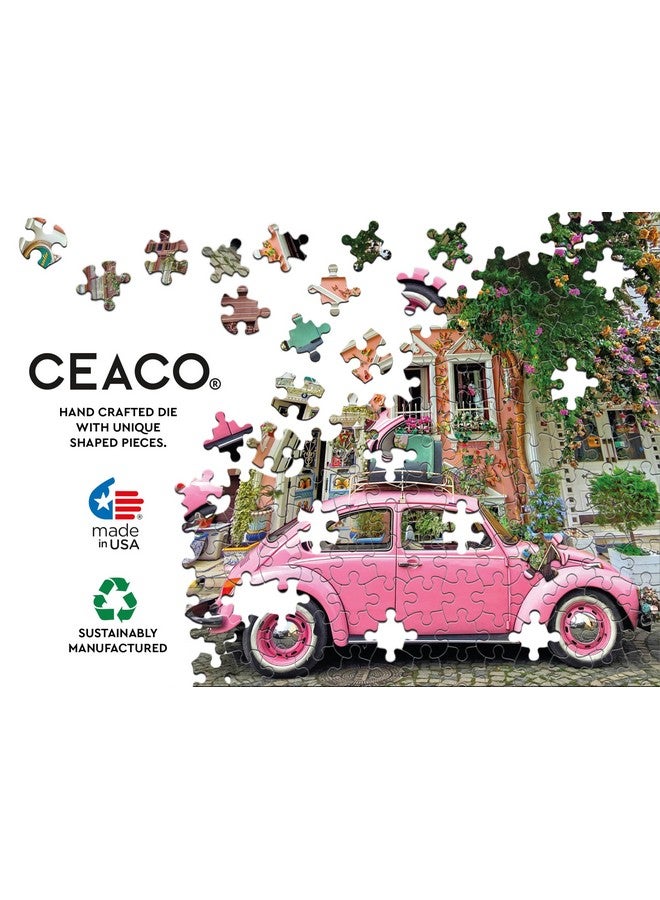 Scenic Photography Boulevard In Bloom 300 Piece Jigsaw Puzzle