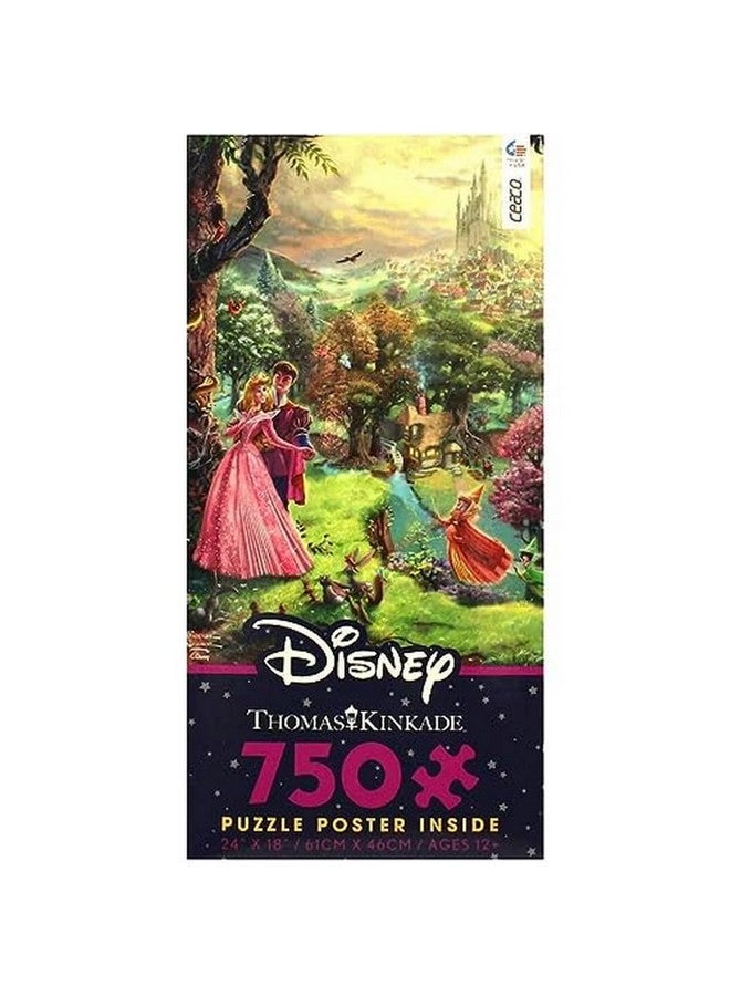 Thomas Kinkade The Disney Collection Sleeping Beauty Jigsaw Puzzle, 750 Pieces