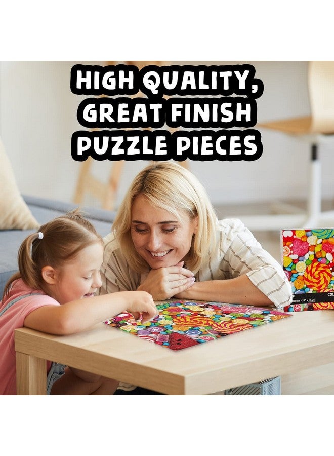 1000 Piece Puzzle For Adults - Puzzles For Adults 1000 Piece - 1000 Piece Puzzles Have Unique Pieces That Fit Together Perfectly. 1000 Piece Puzzles For Adults - Cascading Candies