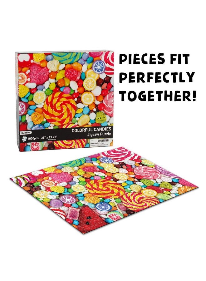 1000 Piece Puzzle For Adults - Puzzles For Adults 1000 Piece - 1000 Piece Puzzles Have Unique Pieces That Fit Together Perfectly. 1000 Piece Puzzles For Adults - Cascading Candies