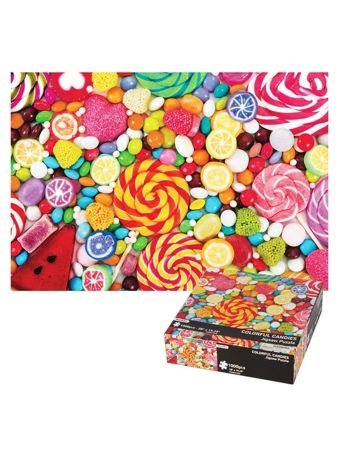 1000 Piece Puzzle For Adults - Puzzles For Adults 1000 Piece - 1000 Piece Puzzles Have Unique Pieces That Fit Together Perfectly. 1000 Piece Puzzles For Adults - Cascading Candies