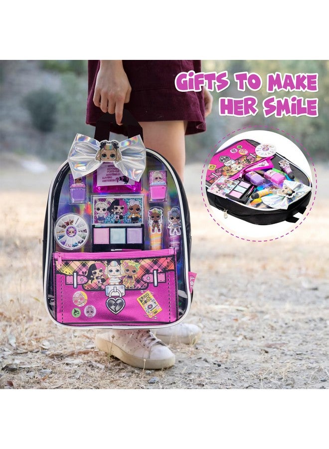 L.O.L. Surprise Backpack Beauty Set For Kids - 11-Piece Makeup Kit Perfect For Parties, Sleepovers, And Makeovers, Ages 3 And Up