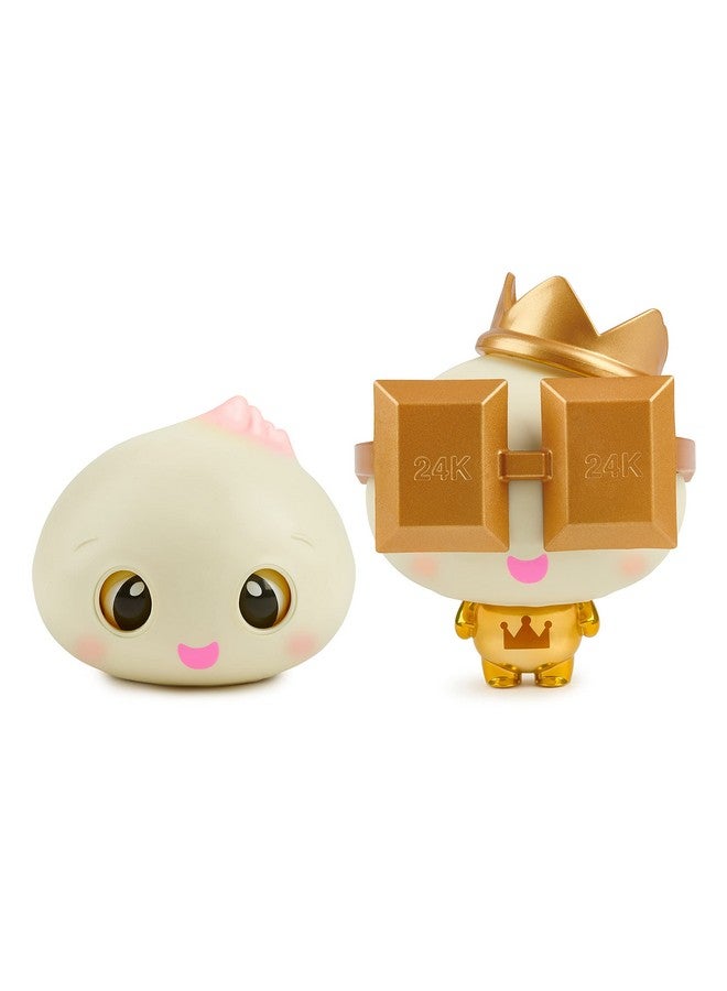 My Squishy Little Golden Dumpling - Interactive Doll Collectible With Accessories - Dart (Gold)