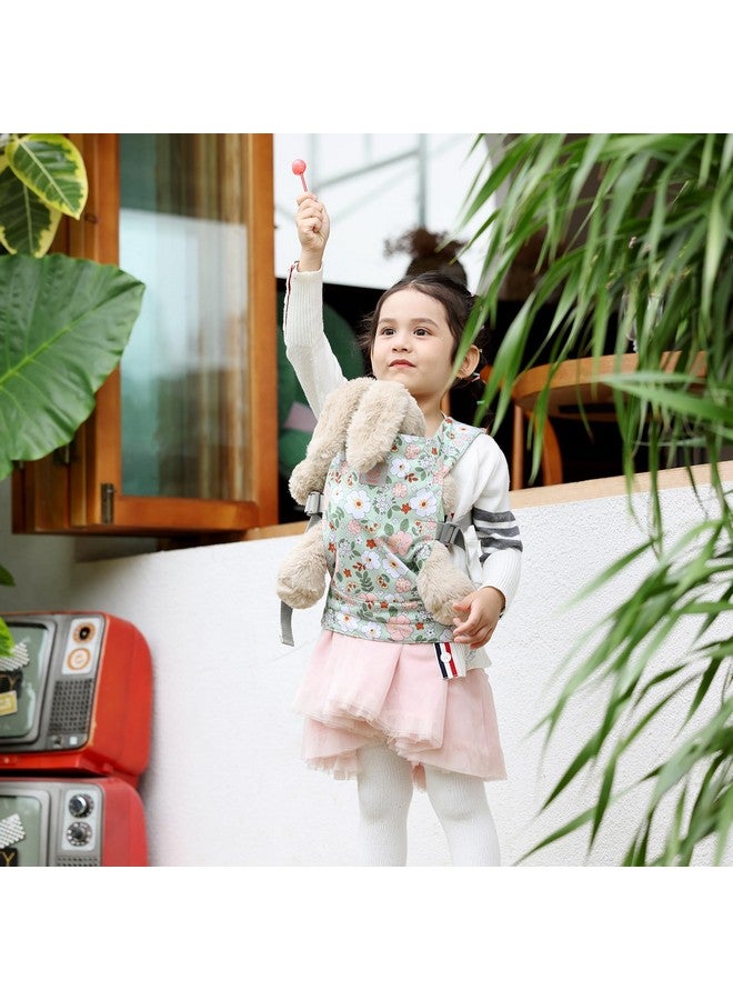 Doll Carrier For Kids Toy Baby Doll Carrier Reborn Dolls Carrier Toy Baby Sling With Adjustable Straps For American Girl Doll Bitty Baby Doll Accessories - Green - Camellia