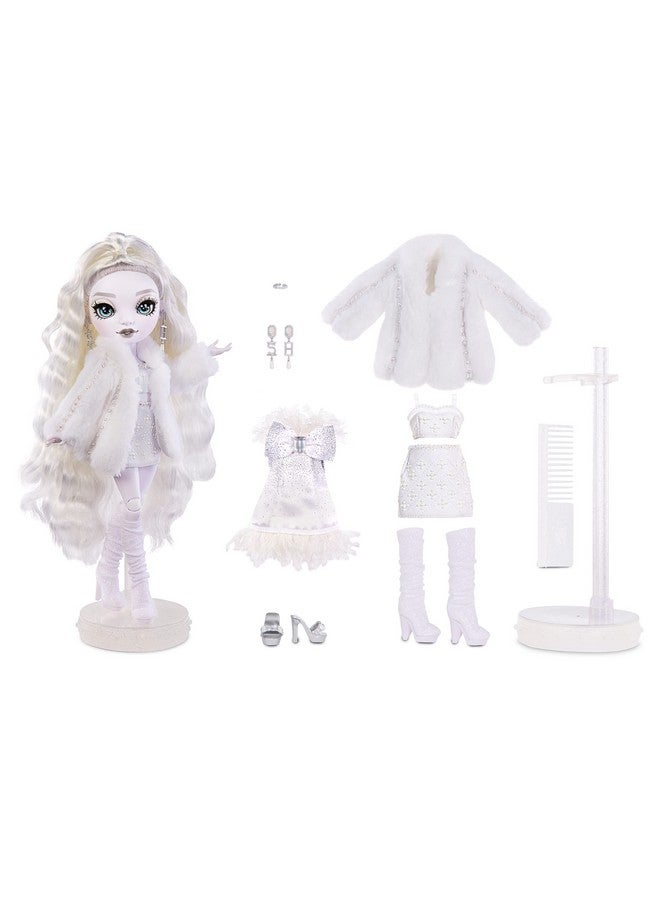 Natasha Zima Grayscale Fashion Doll With 2 Outfits & Accessories, Gift For Kids 6-12