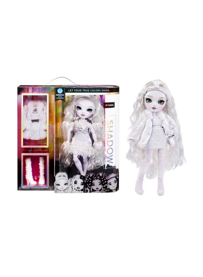 Natasha Zima Grayscale Fashion Doll With 2 Outfits & Accessories, Gift For Kids 6-12