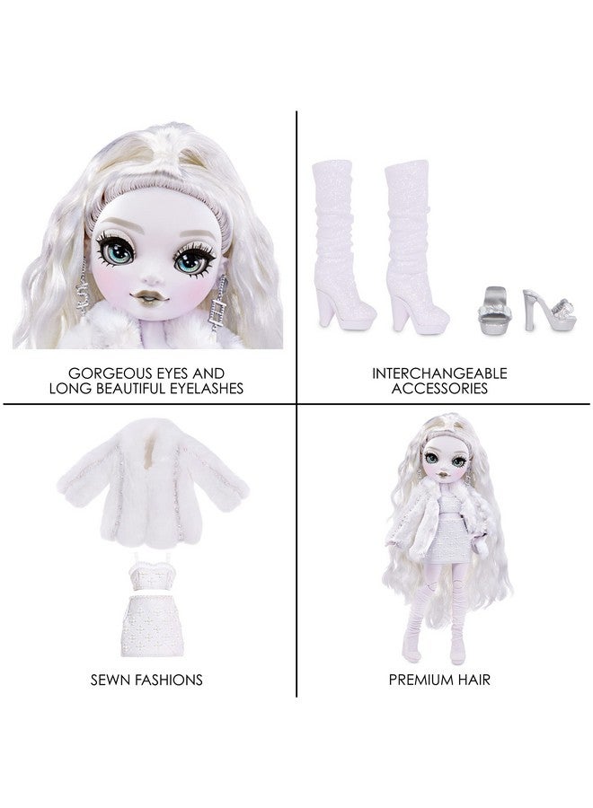 Natasha Zima Grayscale Fashion Doll With 2 Outfits & Accessories, Gift For Kids 6-12