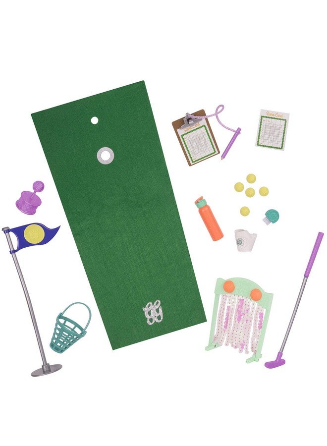 Scores That Shine Mini Golf Set For 14Inch Dolls Toys Clothes & Accessories For Girls 3Yearold & Up