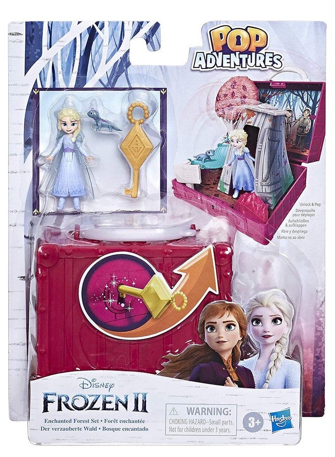 Hasbro Pop Adventures Enchanted Forest Set Pop-Up Playset With Handle,Including Elsa Doll,Toy Inspired 2 Movie