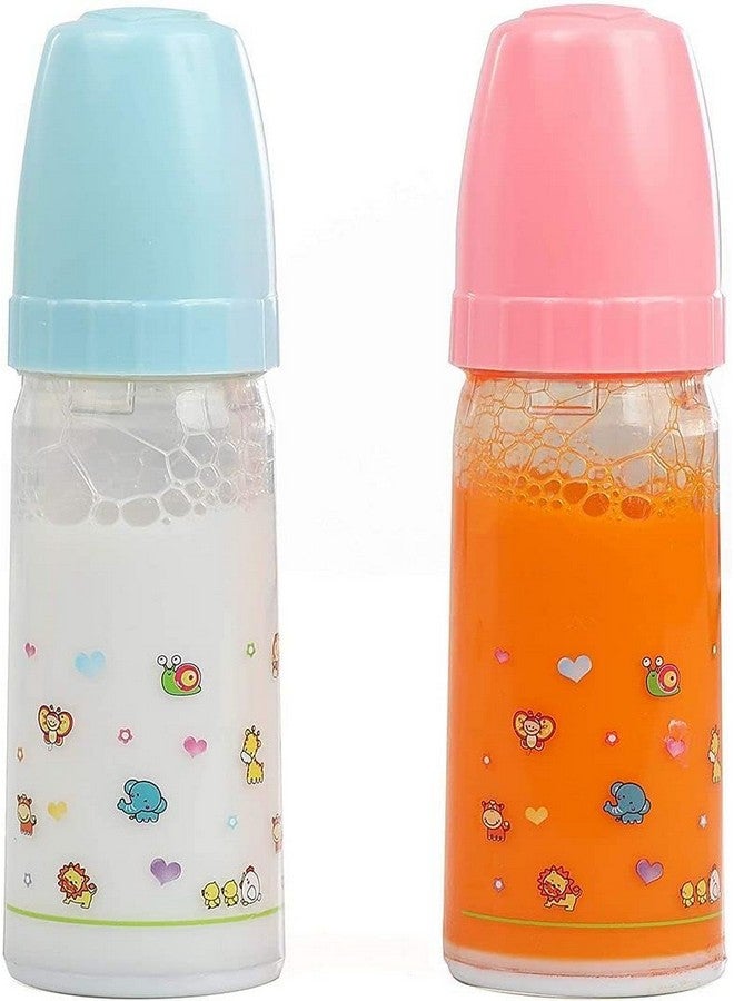 Magic Bottles - 2 Baby Doll Bottles, Disappearing Milk And Juice Bottles Large Size Especially Bigger For Toddlers