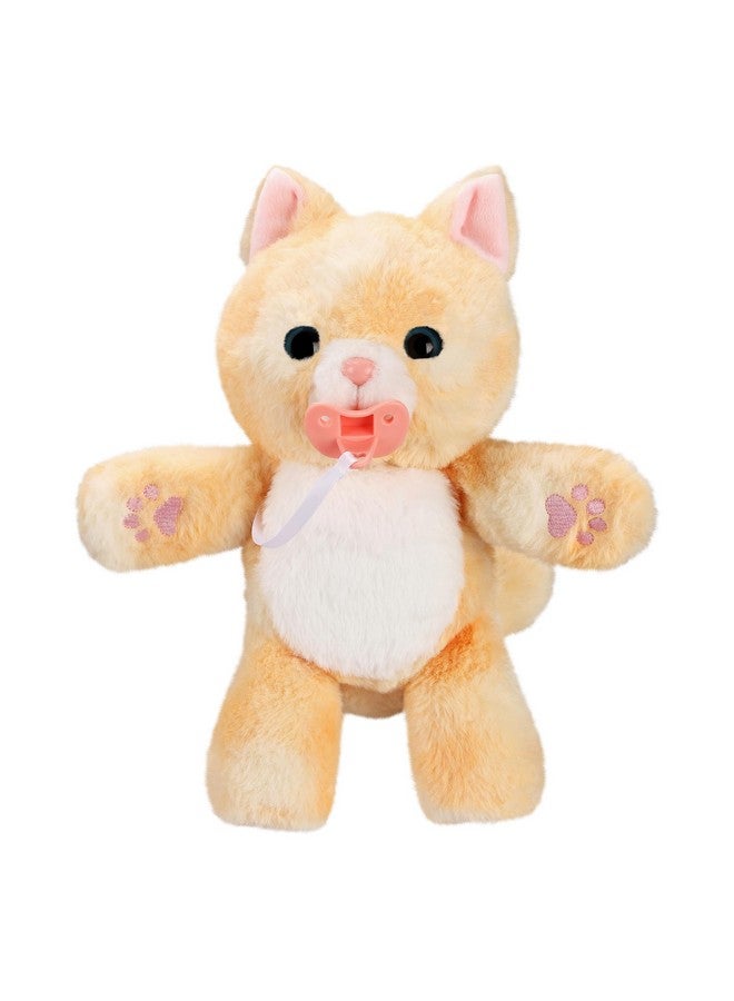 Cozy Dozys: Ginger The Kitty | Interactive Plush Toy Kitty. 25+ Sounds And Reactions. Magical Eye Movement. Blanket Pacifier And Batteries Included. For Kids Ages 4+