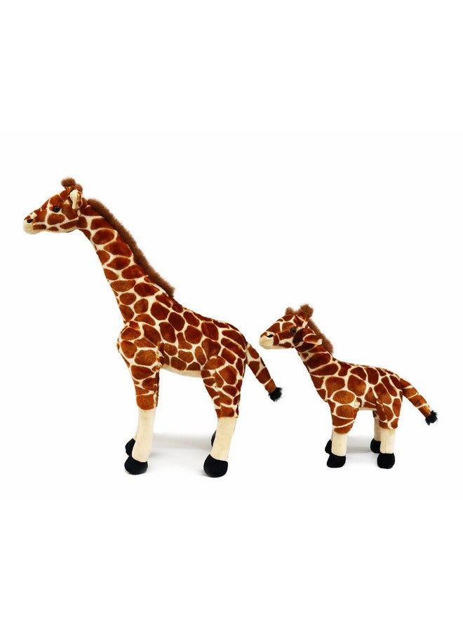 Mom And Baby Stuffed Animals Set Zoo Wild Animals (Giraffe)