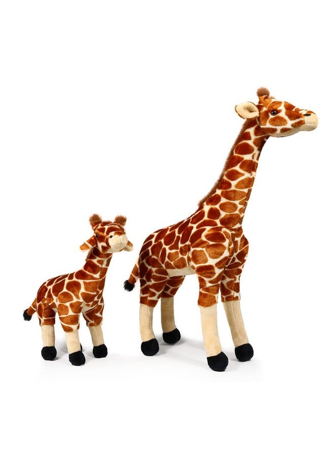 Mom And Baby Stuffed Animals Set Zoo Wild Animals (Giraffe)