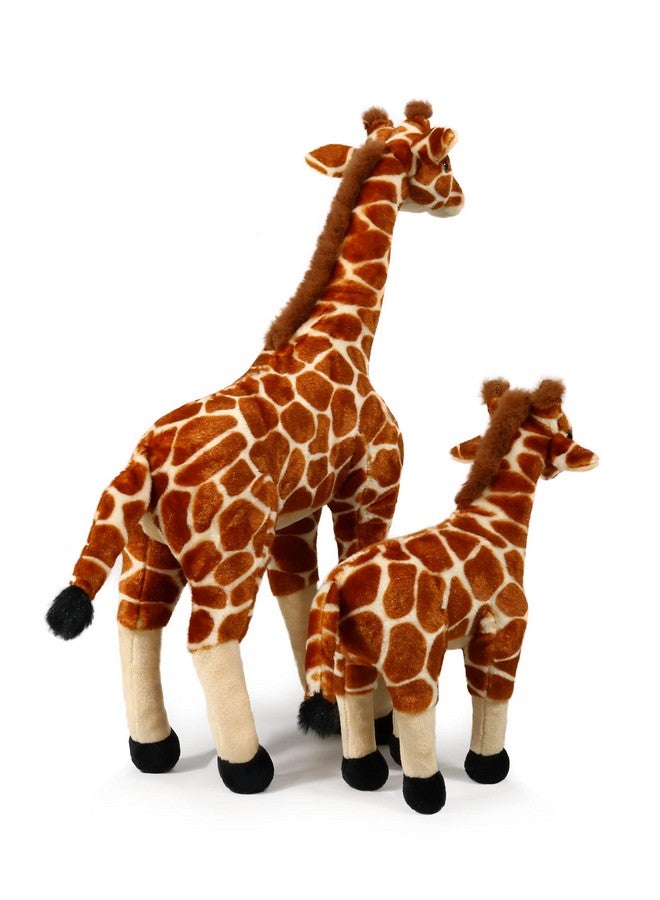 Mom And Baby Stuffed Animals Set Zoo Wild Animals (Giraffe)