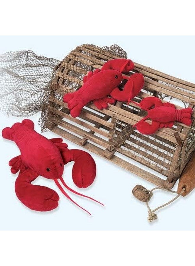 Mary Meyer Stuffed Animal Soft Toy, Lobbie Lobster, 10-Inches, Red , Black