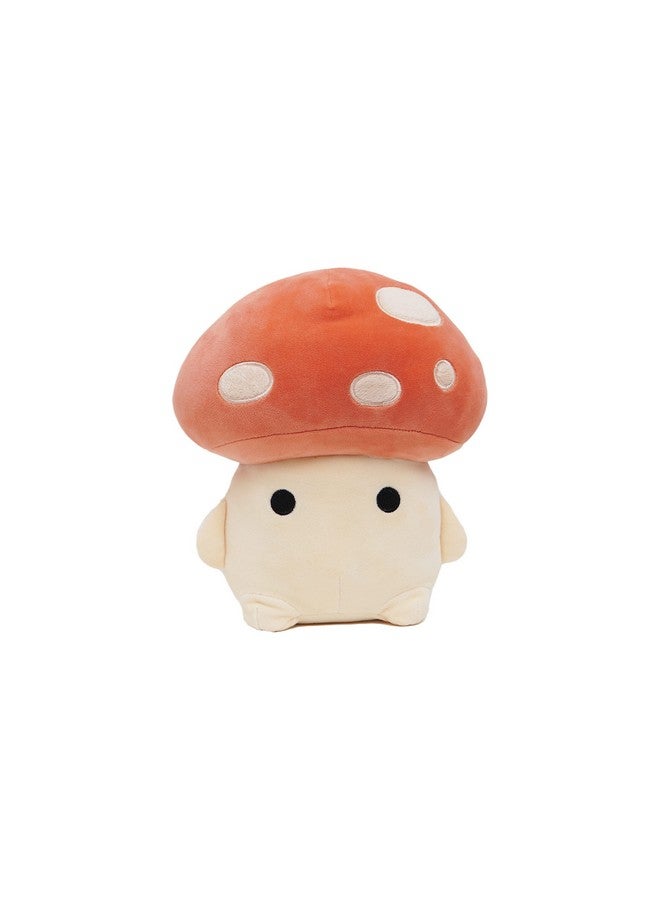 Kawaii Mushroom Plushie Toy - 10 Inches Stuffed Animal Plush - Plushy And Squishy Mushroom With Soft Fabric And Stuffing - Cute Toy Gift For Boys And Girls