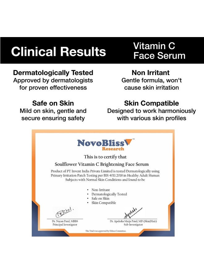 20% Vitamin C Face Serum For Glowing Skin Dark Spot Reduction Pigmentation With Kakadu Plum Lemon Succinic Acid & Vitamin E For Men & Women | 30X* Vitamin C Booster Formula | 20Ml