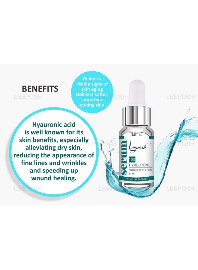 Derma Roller 1.5 Mm With Pure Hyaluronic Acid 10% Mesotherapy Serum Dermaroller Serum Treating Acne Scars Skin Hair Loss Wrinkles Scars Strechmarks