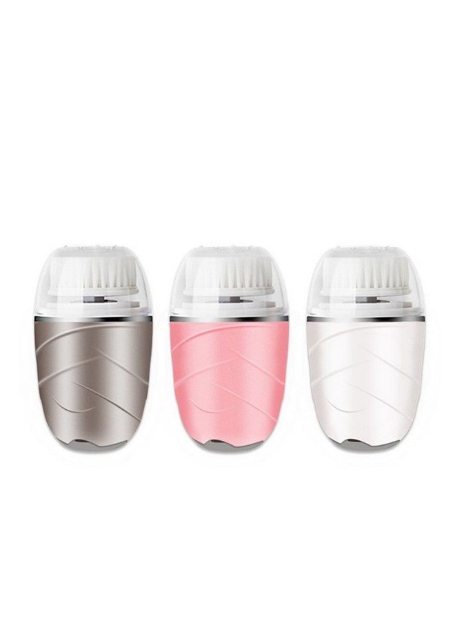 Facial Cleansing Brush 3 Kinds Of Waterproof Facial Brush Head Replacement, Rechargeable Cleansing Brush For Facial Exfoliation, Blackhead, Deep Makeup Removal, Vibrating For Deep Cleansing.