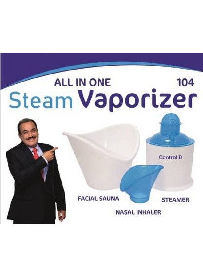 All In One Steamer Inhaler Vaporizer For Cold And Cough, Facial Steamer For Face And Nose, Water Steamer, Steamer For Kids And Adults