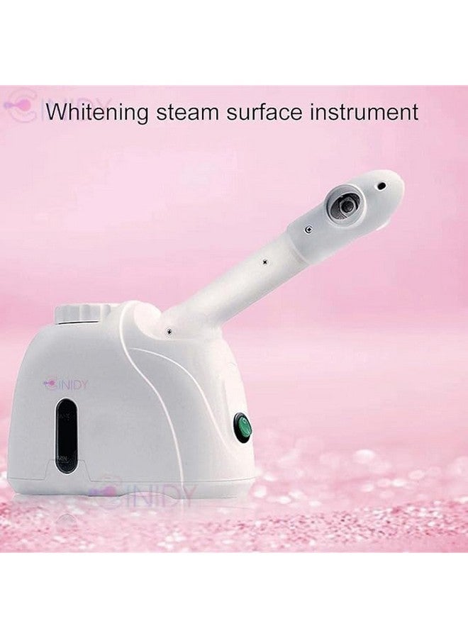 Steamer For Cold&Cough Vapourizer & Steamer For Face Steam Steam Inhaler Vaporizer Machine With Nanoionic Technology Uv Steam Sterilization Aroma Diffuser (White Color Steamer)