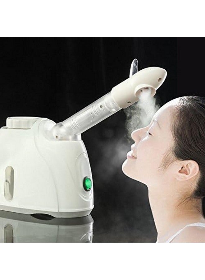 Steamer For Cold&Cough Vapourizer & Steamer For Face Steam Steam Inhaler Vaporizer Machine With Nanoionic Technology Uv Steam Sterilization Aroma Diffuser (White Color Steamer)