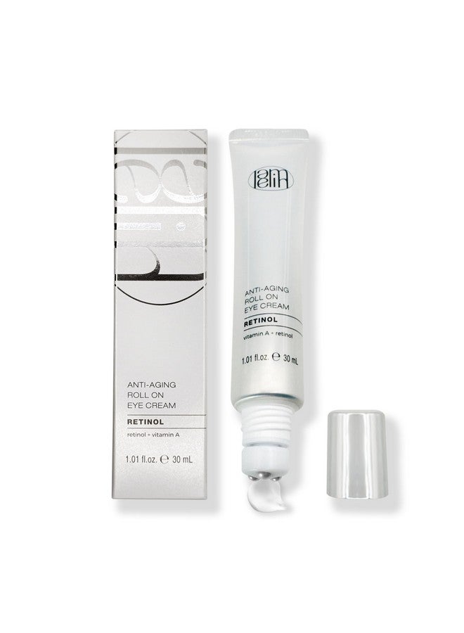 Eye Cream Roller Retinol Niacinamide Vitamin A Wrinkle & Under Eye Bag & Dark Circle Reducer Sensitive Skin Night Cream For Eye Puffiness And Fine Lines Made In Korea
