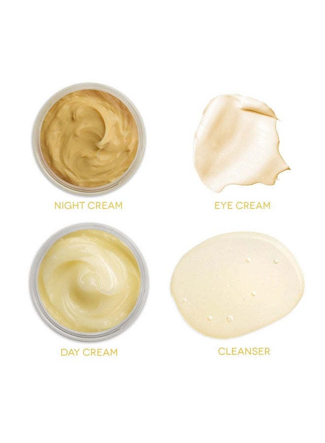 Facial Care Starter Set Manuka Honey Cleanser (1.0 Fl Oz) Day Gel Cream (0.5 Fl Oz) Night Cream (0.5 Fl Oz) And Royel Jelly Eye Cream (0.23 Fl Oz)