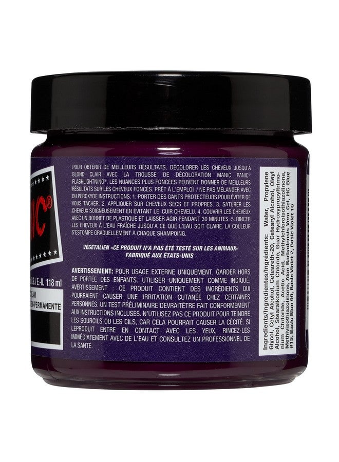 Plum Passion Cream Formula Semi-Permanent Hair Color, 4 Ounces, Plum Passion