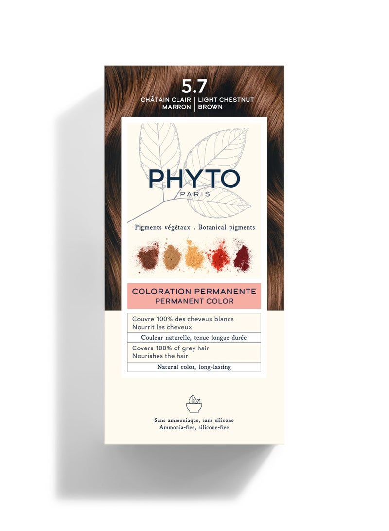 Phyto Phytocolor 5.7Light Chestnut Brown