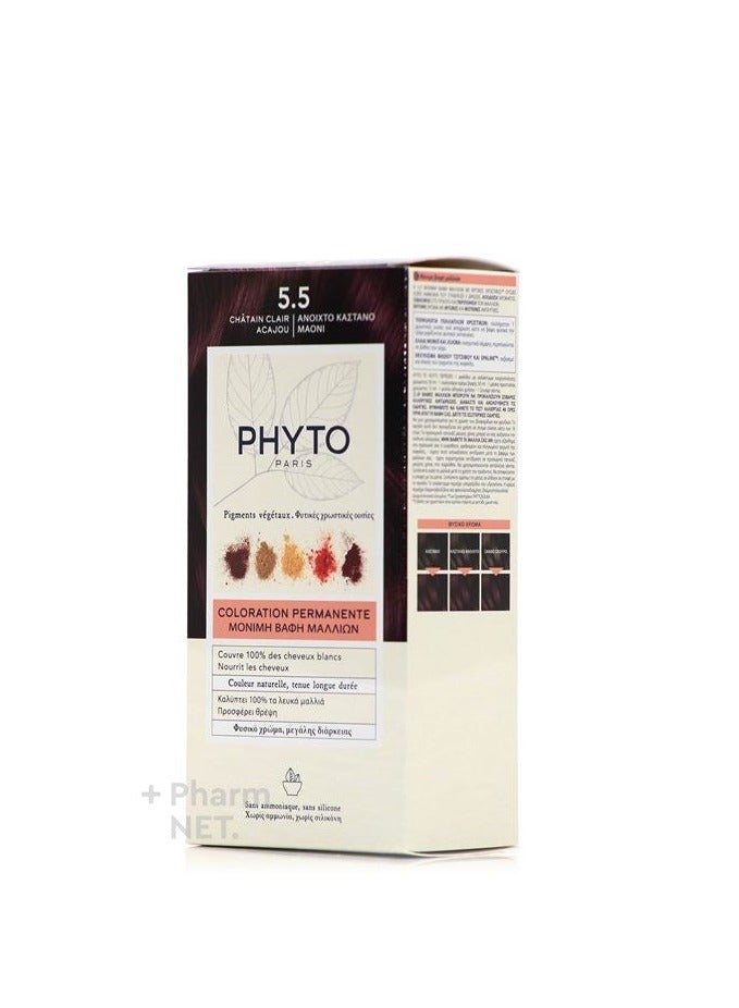 Phyto Phytocolor 5.5 Light Mahogany Brown