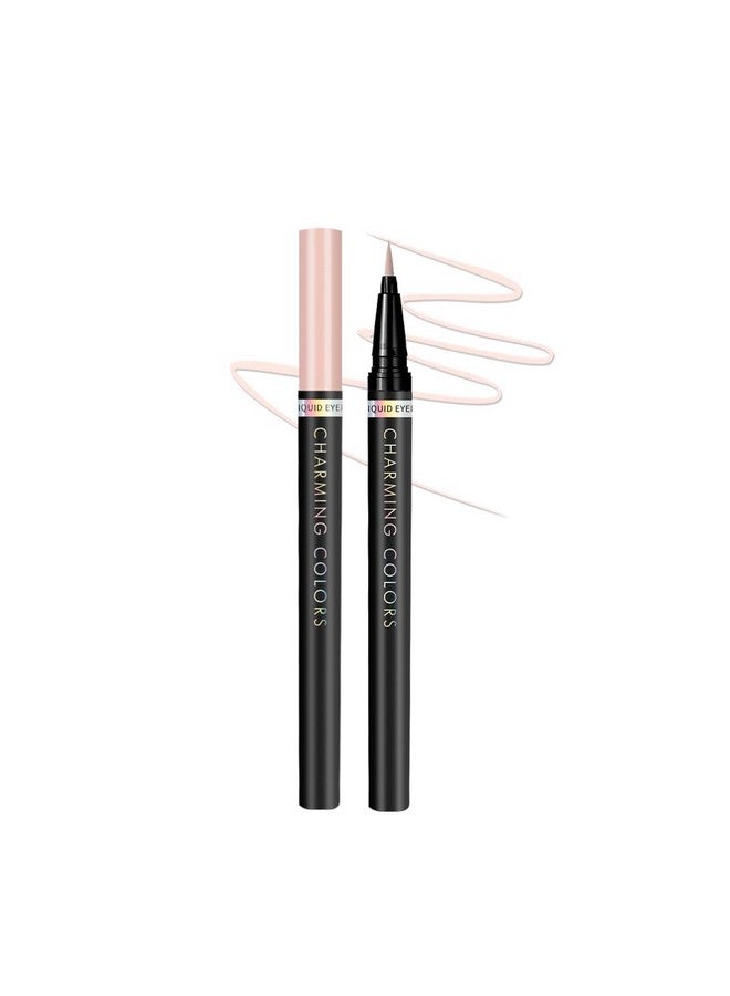 Eyeliner Pencolored Matte Liquid Eyeliner Waterproof Smudge Resistant With Precise Tip (Nude)