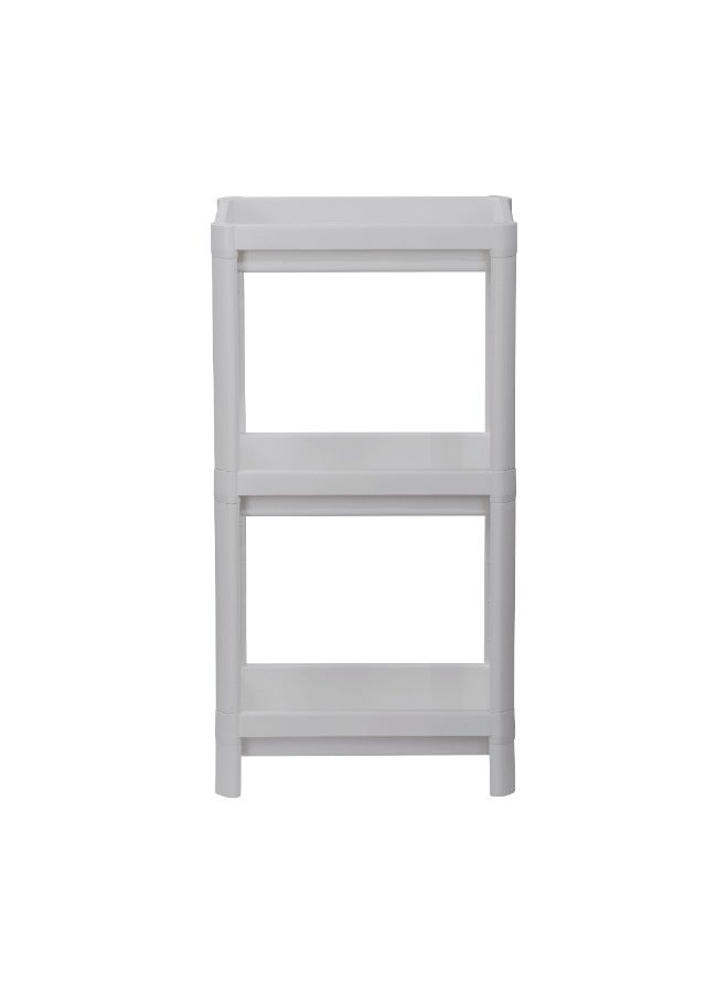 Tokyo 3-Tier Multi-Purpose Storage Shelf, Size 37 X 23 X 70 CM, Grey