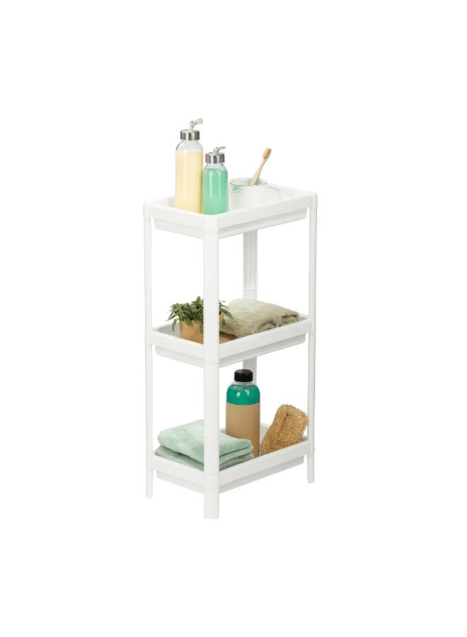 Tokyo 3-Tier Multi-Purpose Storage Shelf, Size 37 X 23 X 70 CM, Grey