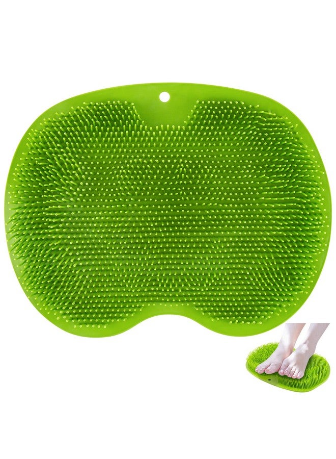 Shower Foot Scrubber Mat With Nonslip Suction Cups Larger Size Feet Massager Scrubber To Improve Foot Circulation Clean Massage Smooth And Exfoliate Tired Achy Feet