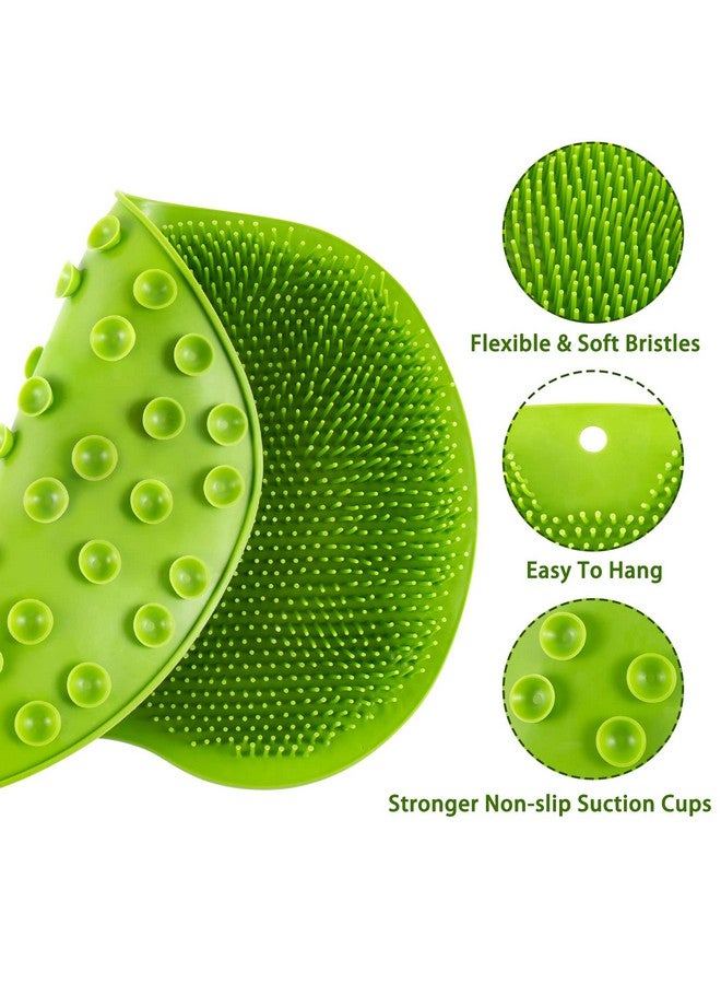 Shower Foot Scrubber Mat With Nonslip Suction Cups Larger Size Feet Massager Scrubber To Improve Foot Circulation Clean Massage Smooth And Exfoliate Tired Achy Feet