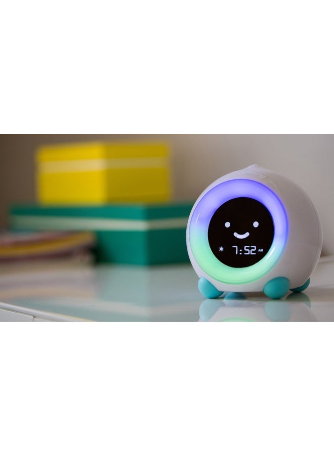 Mella Ready To Rise Children S Sleep Trainer Ok To Wake Alarm Clock Night Light And Sleep Sounds Machine Tropical Teal