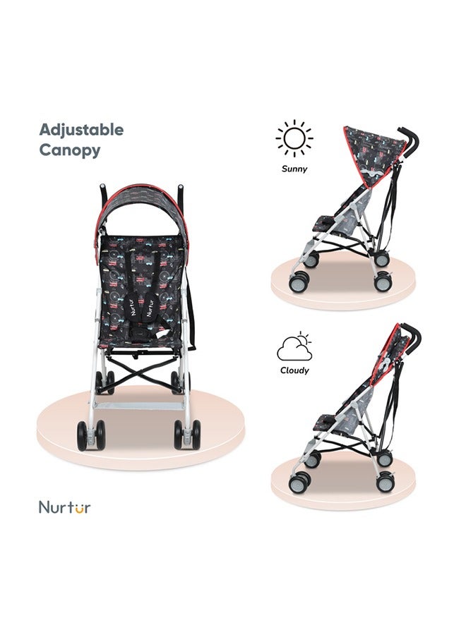 Rex Buggy Stroller Multicolor Lightweight Stroller with Compact Fold Canopy Shoulder Strap 6 to 36 monthsMulticolor Official Product