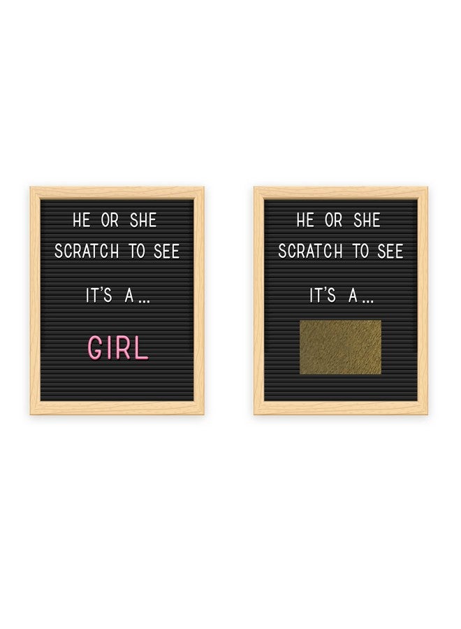 Its A Girl Letter Board Gender Reveal Scratch Off Scratcher Lottery Tickets Cards Family Friends 25 Pack