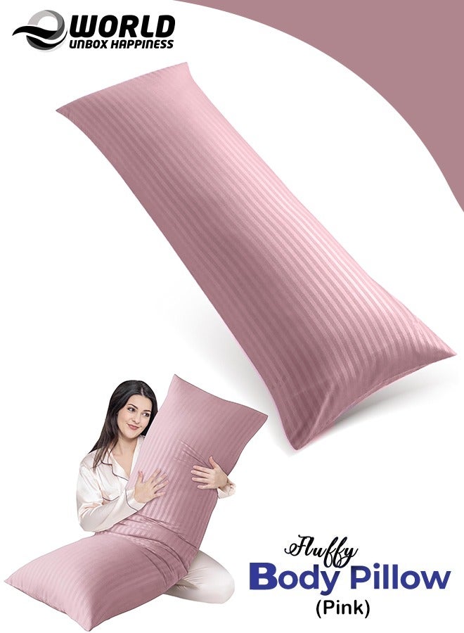 Premium Full Body Pillow for Adults, Ultra Smooth Memory Foam, Breathable & Ideal for Side Sleepers, Featuring Ultra-Soft Fabric Cover, Available in Various Colors, 20x54