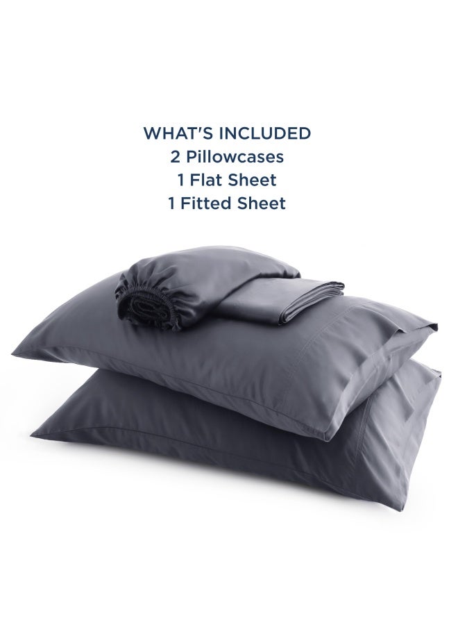 Cooling King Size Sheets 100 Viscose From Bamboo Sheets 16 Deep Pocket Cooling Sheets Breathable And Silk Like King Sheets Hotel Bedding Sheets And Pillowcases Grey