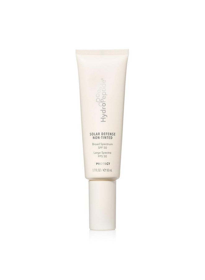 Solar Defense Face Sunscreen Spf 50 Broad Spectrum Nontinted Moisturizing & Antioxidant Rich Reefsafe1.7 Ounce (Packaging May Vary)